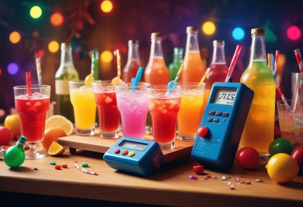 Sätt fart på festen med en alkoholmätare illustration
