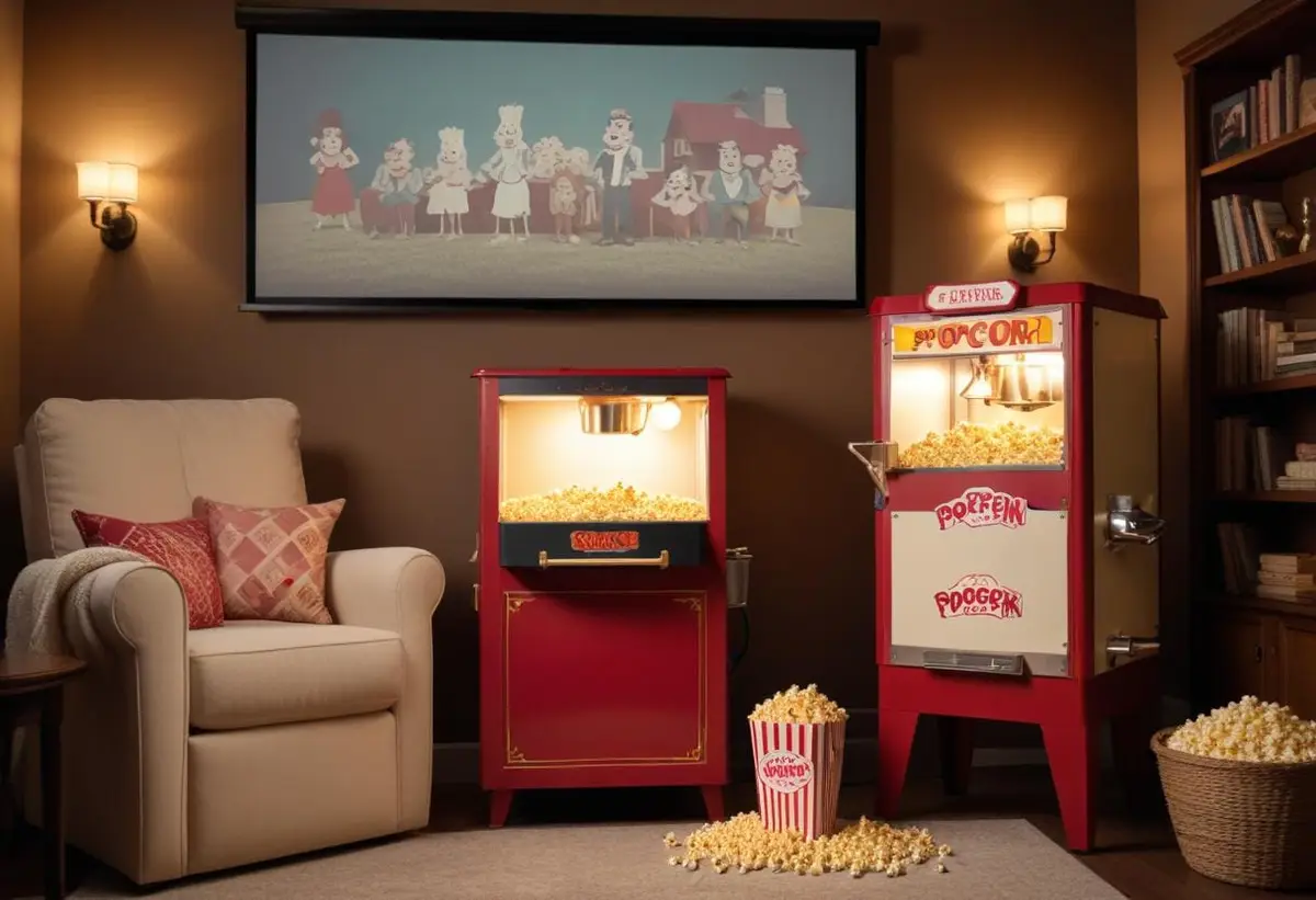 Popcornmaskin illustration